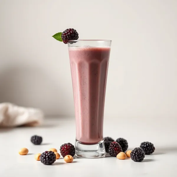 Smoothie di Latte di Macadamia e More Biologiche