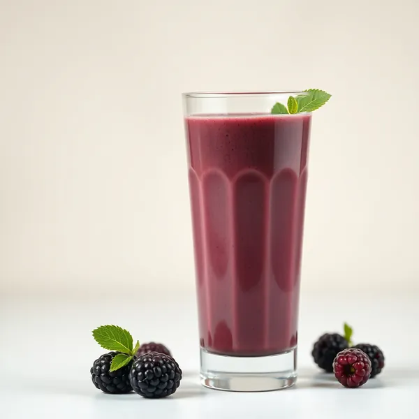 Smoothie de Soja et Mûres Organiques