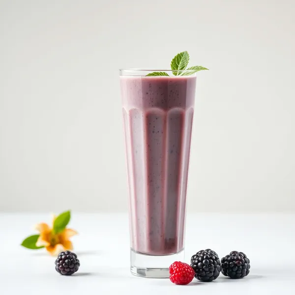 Organic Blackberry Spelt Milk Smoothie