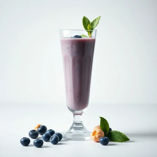 Frullato di Latte di Macadamia e Mirtilli Biologici