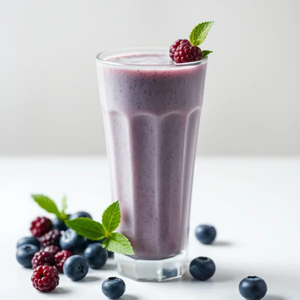 Organic Blueberry Spelt Milk Smoothie