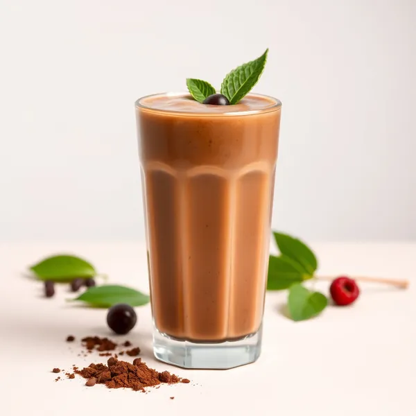 Smoothie de Cacao en Poudre Bio et Café Froid