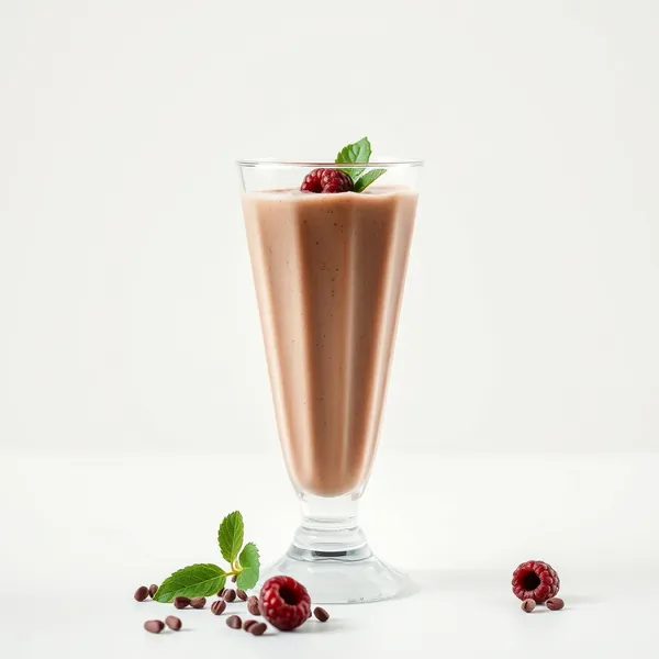 Smoothie de Cacao en Poudre Bio et Yogourt Grec