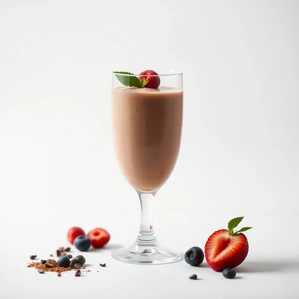 Organic Cacao Powder Kefir Milk Smoothie