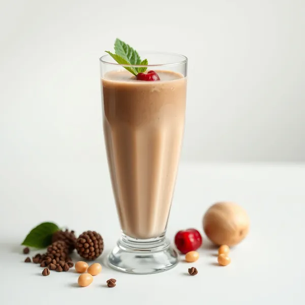 Smoothie de Cacau em Pó e Leite de Macadâmia Orgânico