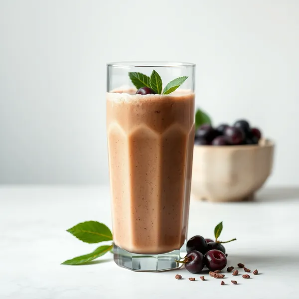 Smoothie de Leite de Arroz e Cacau Orgânico