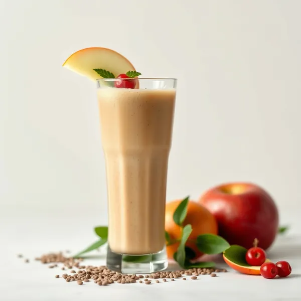 Smoothie de Jus de Pomme et de Graines de Chia Bio