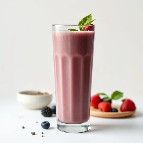 Smoothie au Lait de Cajou et Graines de Chia Bio