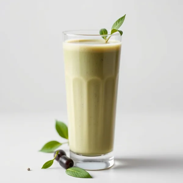 Smoothie de Thé Matcha avec Graines de Chia Bio