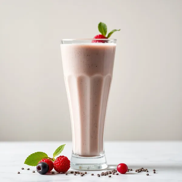 Smoothie au Lait de Soja et Graines de Chia Bio