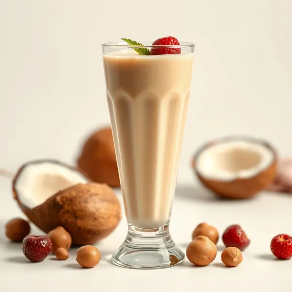 Smoothie de Leite de Coco e Avelã Orgânico