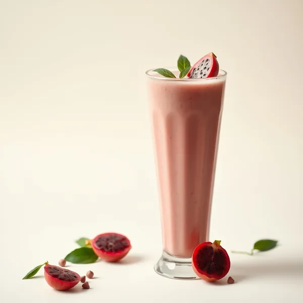 Smoothie de Fruit Dragon et Lait de Noisette Bio