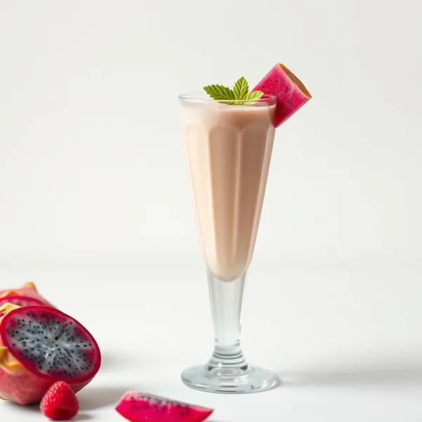 Organic Dragonfruit Macadamia Milk Smoothie