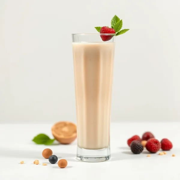 Organic Ginger Hazelnut Milk Smoothie