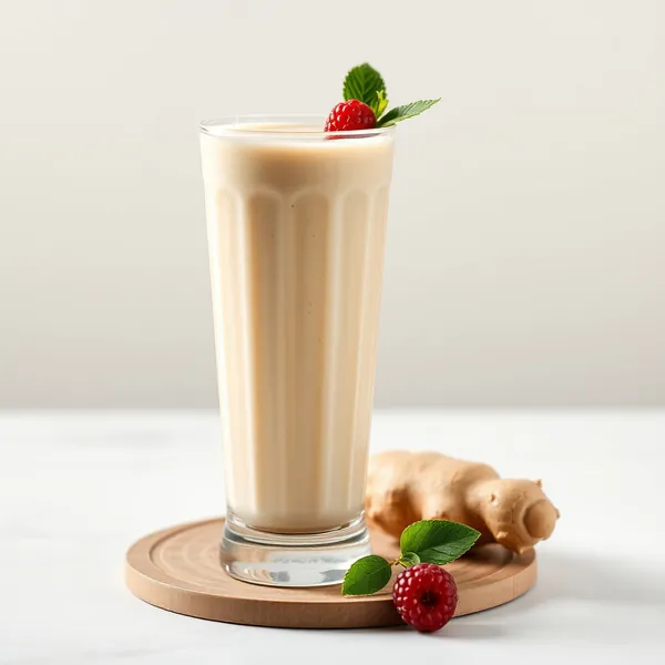 Smoothie au Lait de Chanvre et Gingembre Bio