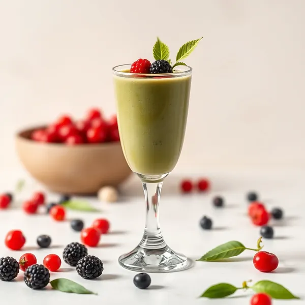 Smoothie Bio de Baies de Goji et Matcha