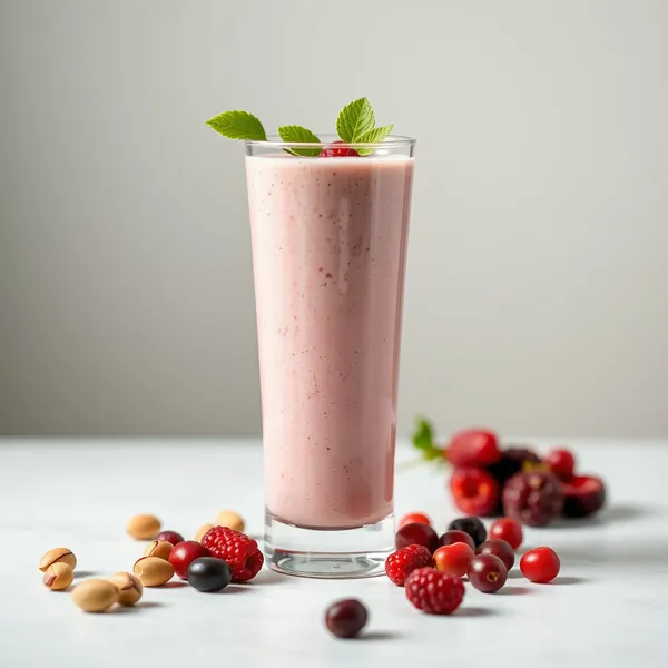 Organic Goji Berry Pistachio Milk Smoothie