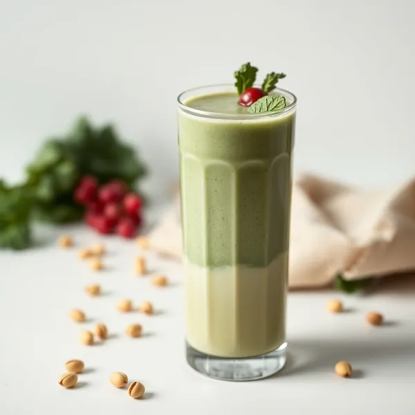 Smoothie de Couve e Leite de Pistache Orgânico