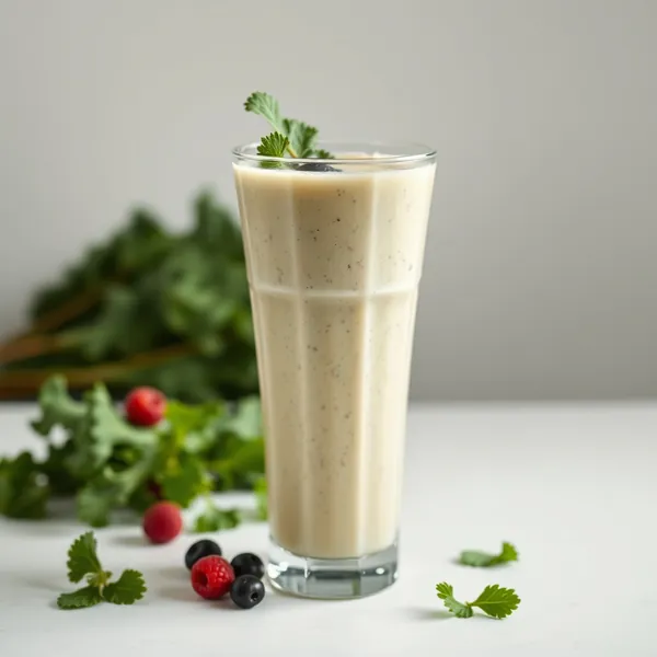 Organic Kale Rice Milk Smoothie