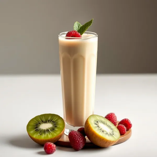Organic Kiwi Macadamia Milk Smoothie