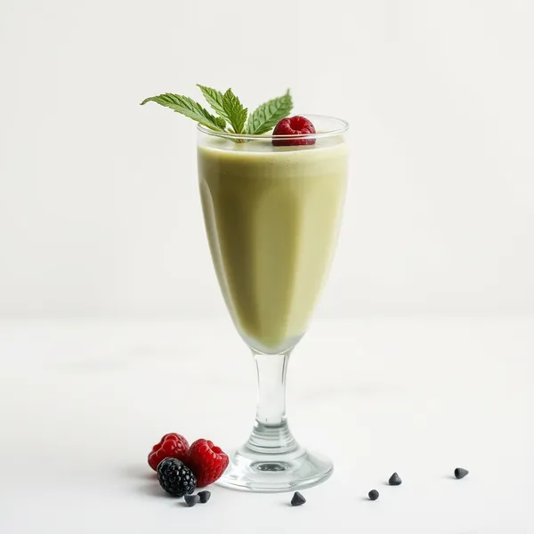Smoothie au Lait de Cannabis et Matcha Bio