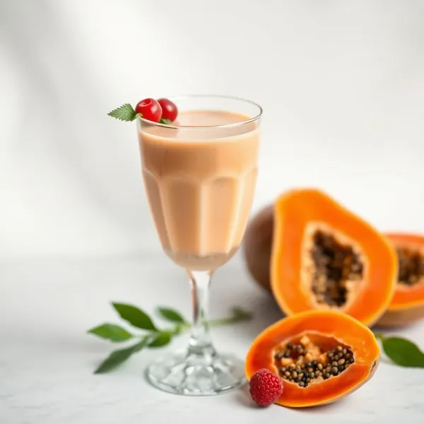 Smoothie di Kefir e Papaya Biologica
