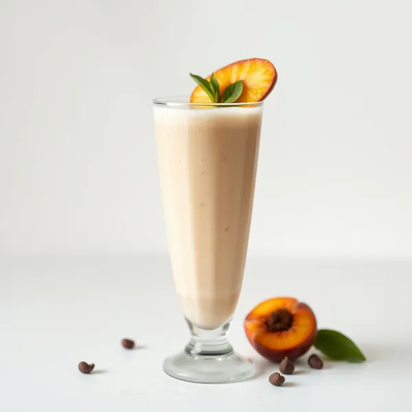 Smoothie de Pêche et Lait de Noisette Bio
