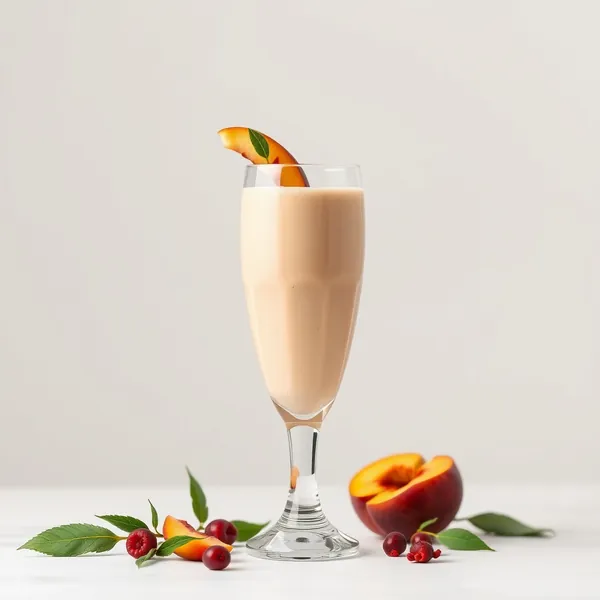 Organic Peach Hemp Milk Smoothie