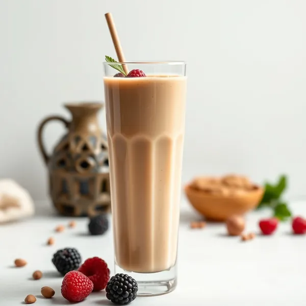 Organic Peanut Butter Hazelnut Milk Smoothie