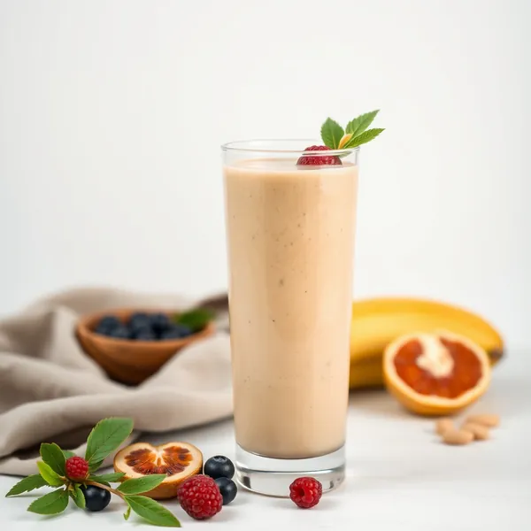 Smoothie au Beurre de Cacahuète et au Lait de Riz Bio