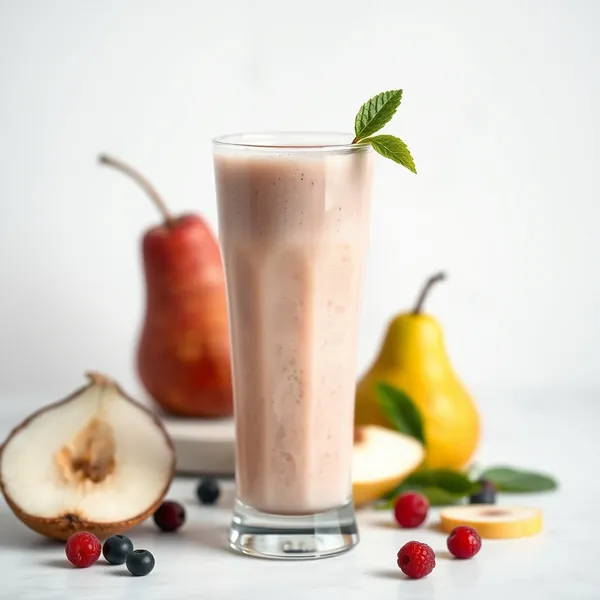 Smoothie de Poire et Eau de Coco Bio