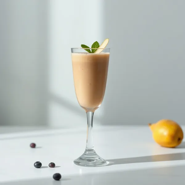 Smoothie de Café Frio com Pera Orgânica