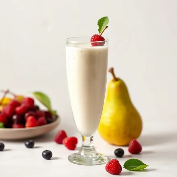 Smoothie de Pera e Iogurte Grego Orgânico