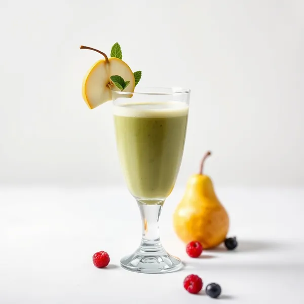 Smoothie de Pera e Matcha Orgânico