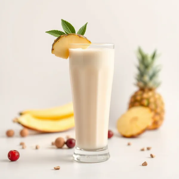 Smoothie Ananas et Lait de Noisette Bio