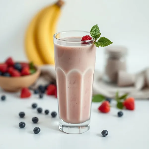 Organic Protein Powder Soy Milk Smoothie
