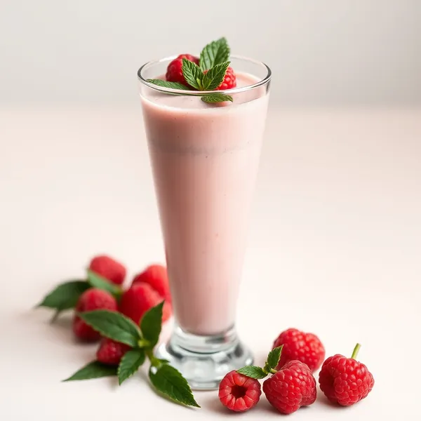 Organic Raspberry Hemp Milk Smoothie