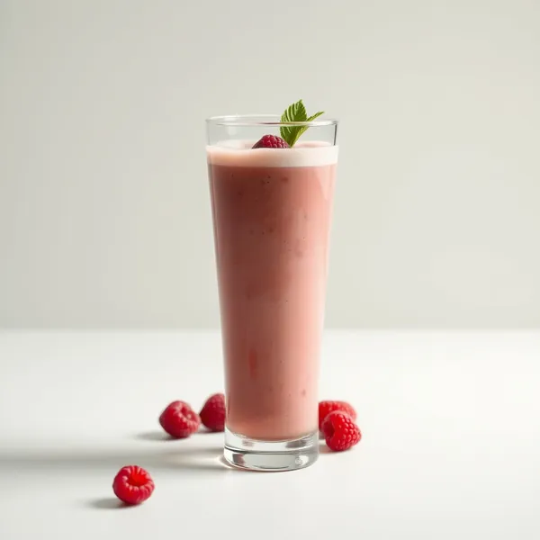 Smoothie au Lait de Macadamia et Framboise Bio