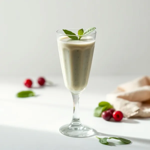 Smoothie de Espinafre e Kefir Orgânico