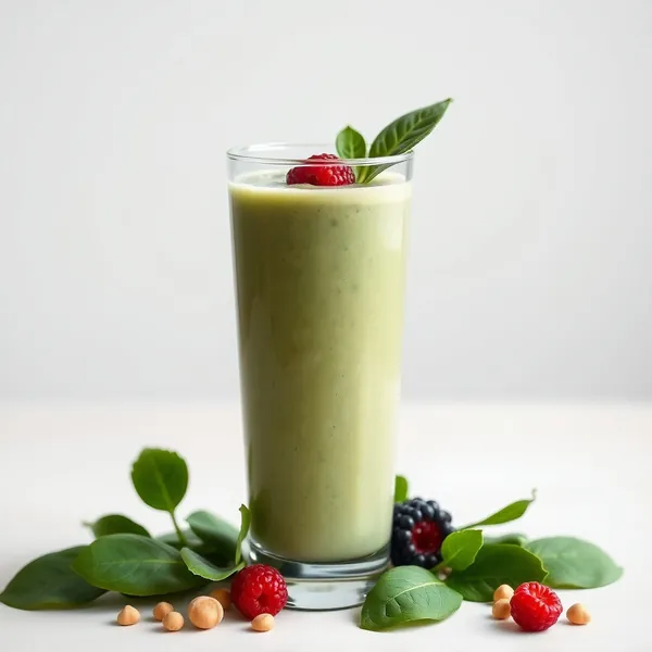 Smoothie de Espinafre e Leite de Macadamia Orgânico