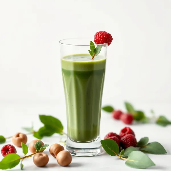 Smoothie au Lait de Noisette et Spiruline Bio