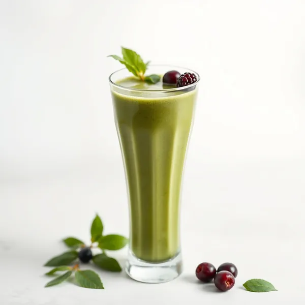 Smoothie Orgânico de Spirulina e Matcha