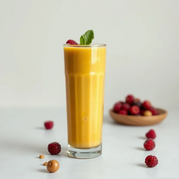 Smoothie au Lait de Noisette et Curcuma Bio