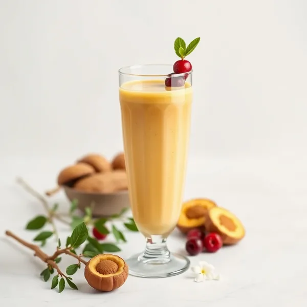 Smoothie al Latte di Macadamia e Curcuma Biologica