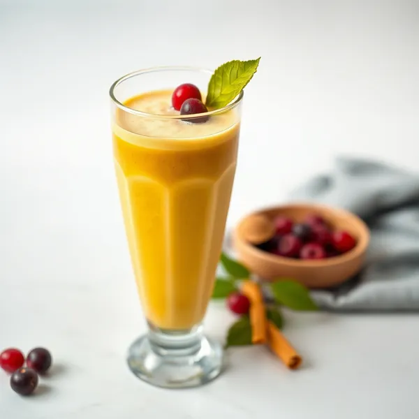 Smoothie aus Reis mit Bio-Kurkuma