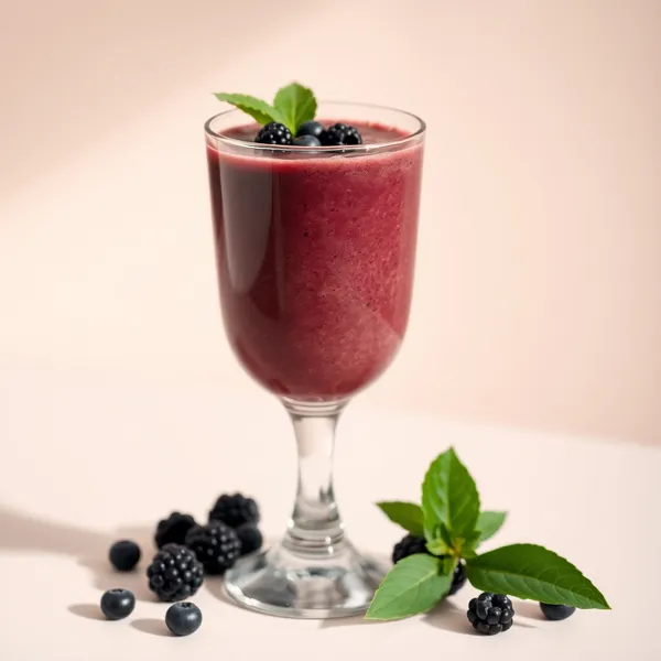 Smoothie de Açaí com Café Frio Pós-Treino
