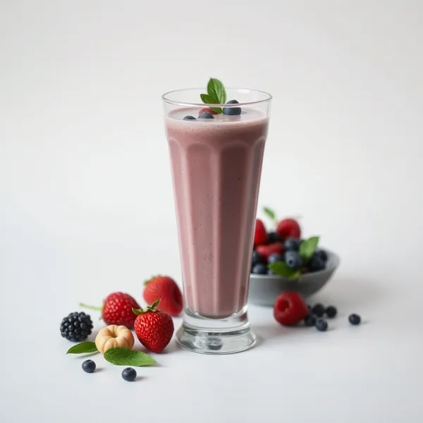 Post-Workout Acai Hazelnut Milk Smoothie