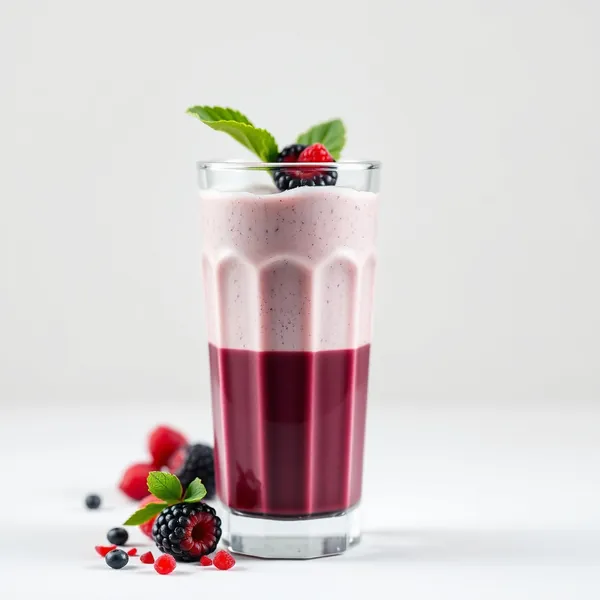 Smoothie de Açaí e Kefir Pós-Treino