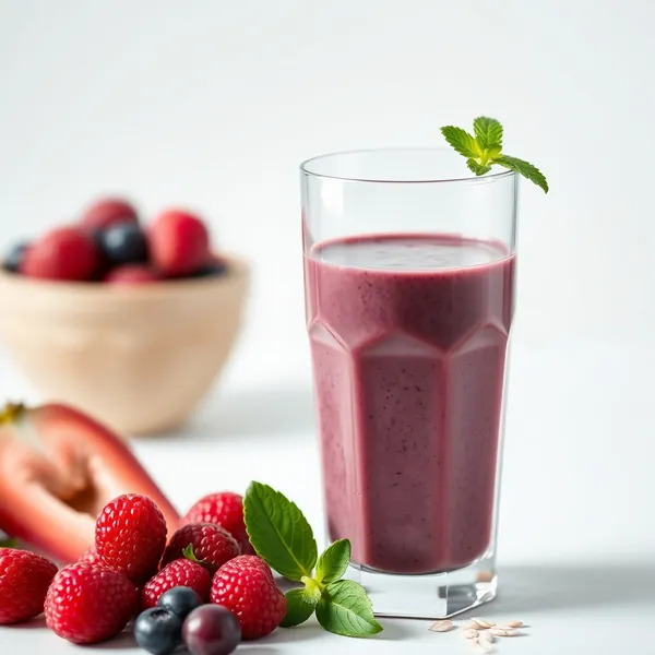 Post-Workout Açaí Hafermilch Smoothie