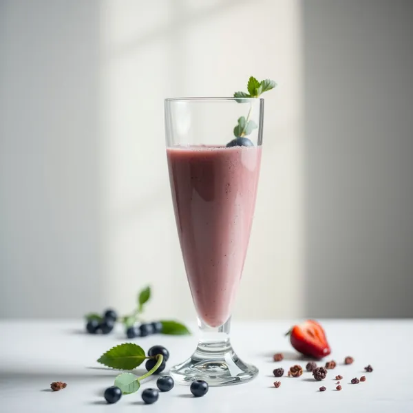 Smoothie de Açaí e Leite de Espelta Pós-Treino